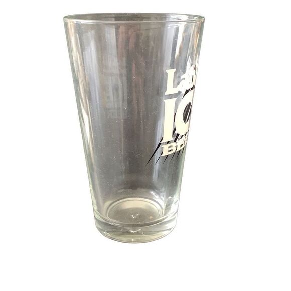 Vintage Labatt Ice Black Mountain Beer Pint Glass Heavy Base - Picture 4 of 11